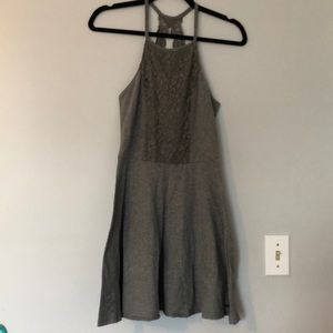 Gray Lace Dress